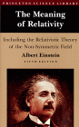 The Meaning of Relativity, Albert Einstein